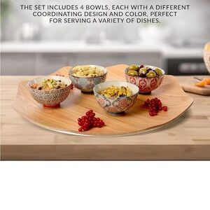 IMPULSE Fine Ceramics Set of 4 Bowls